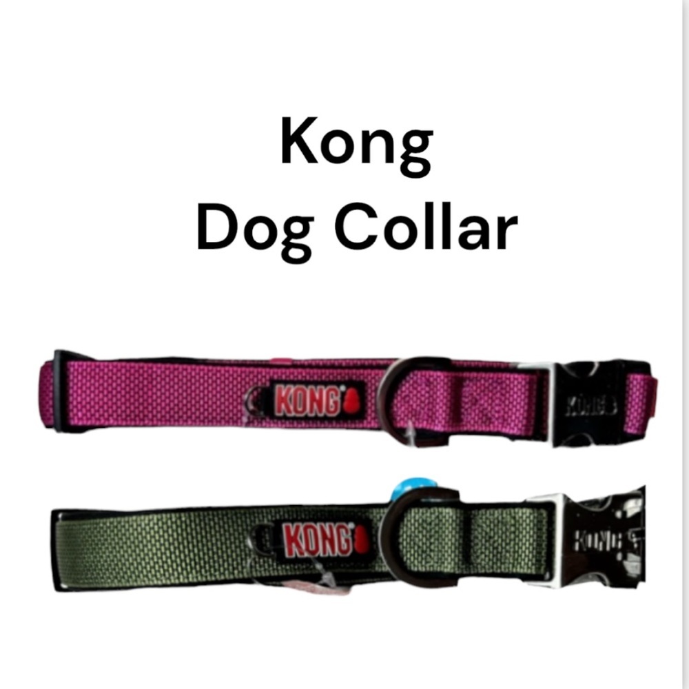 NWT KONG Comfort Padded Dog Collar Sz XL: 1.5" Wide & Adjustable between 20"-28"